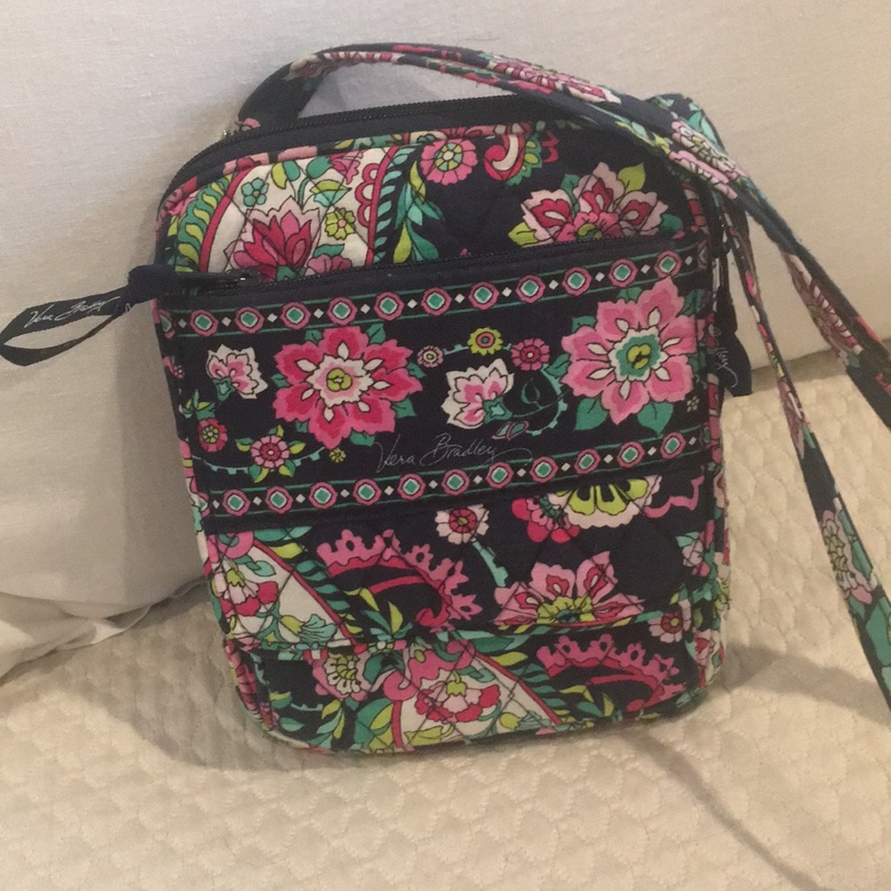 Vera Bradley Petal Paisley crossbody bag.